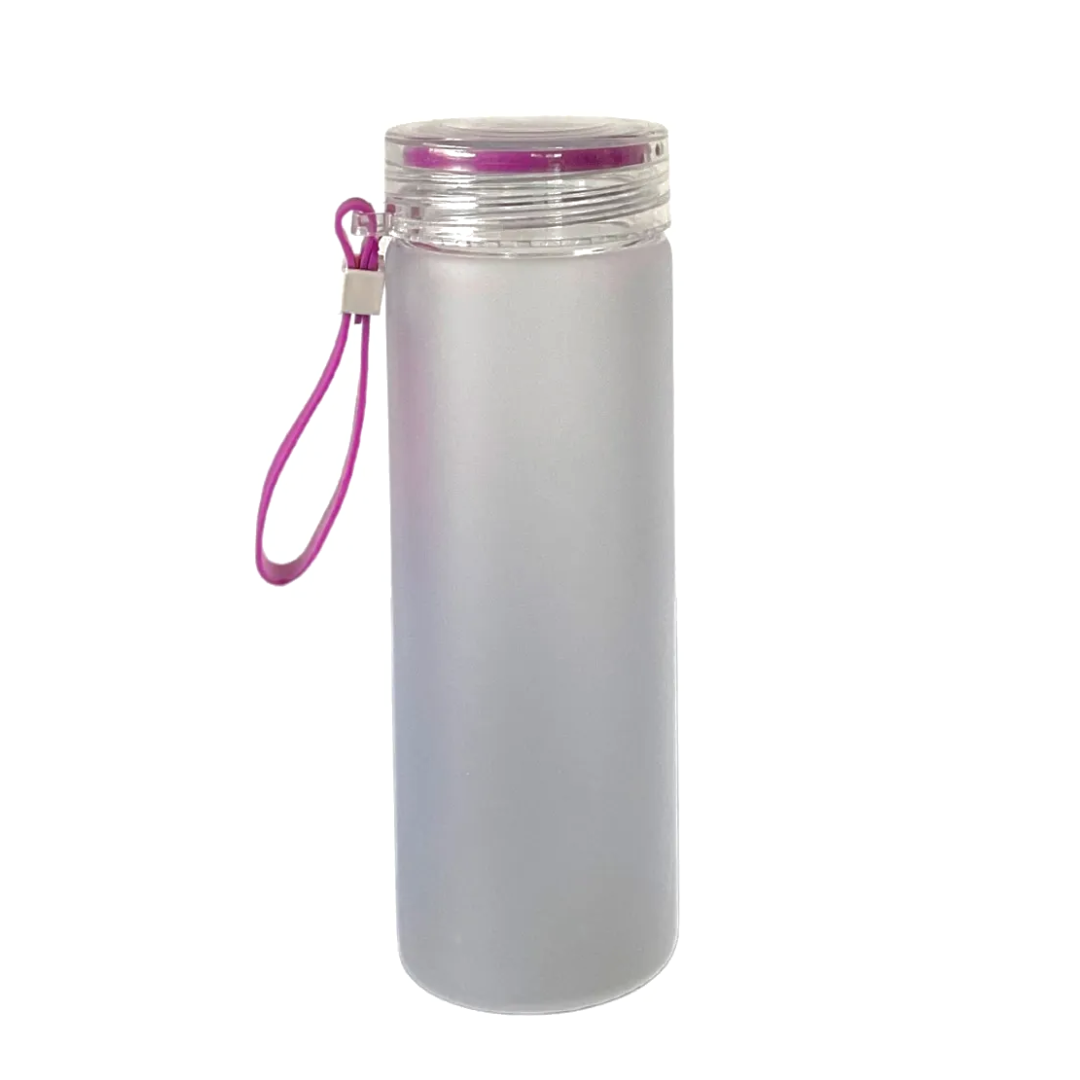 Botella de Cristal para sublimación TLP B16 [Color Morado ] 12pz ...